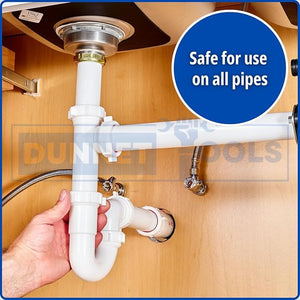 Large container of liquid drain cleaner