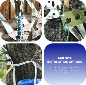 Humane bird deterrent tape outdoor