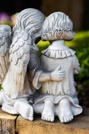 Reading angel bedside ornament
