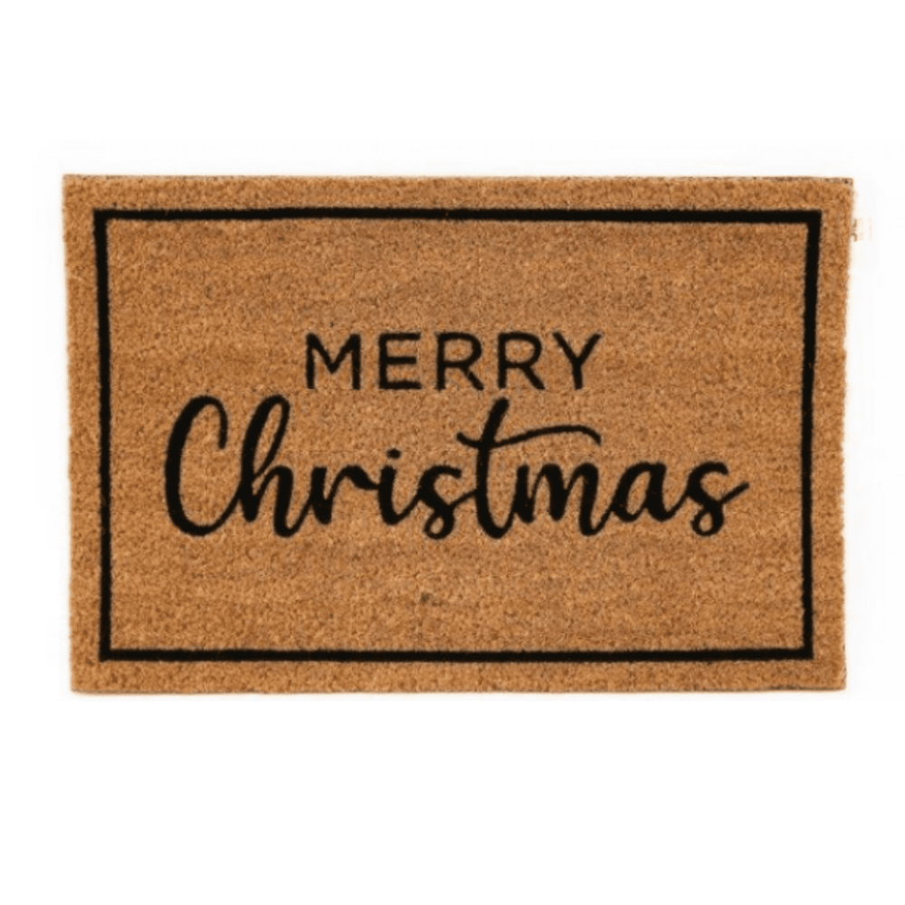 Merry Christmas Coir Non-slip Doormat