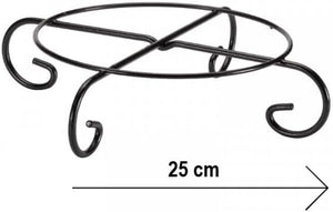 Heavy duty round plant stand for outdoor use