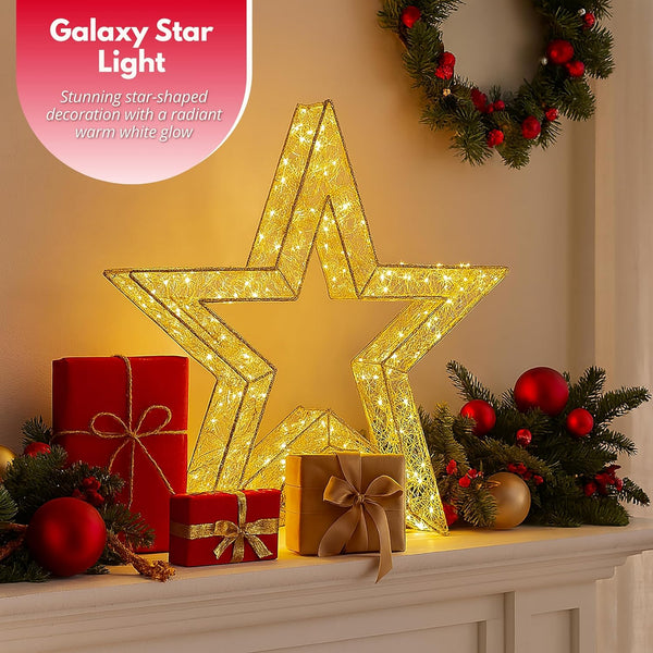 Luxury gold Christmas star with 960 LEDs