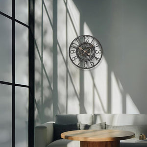 Battery operated vintage wall clock