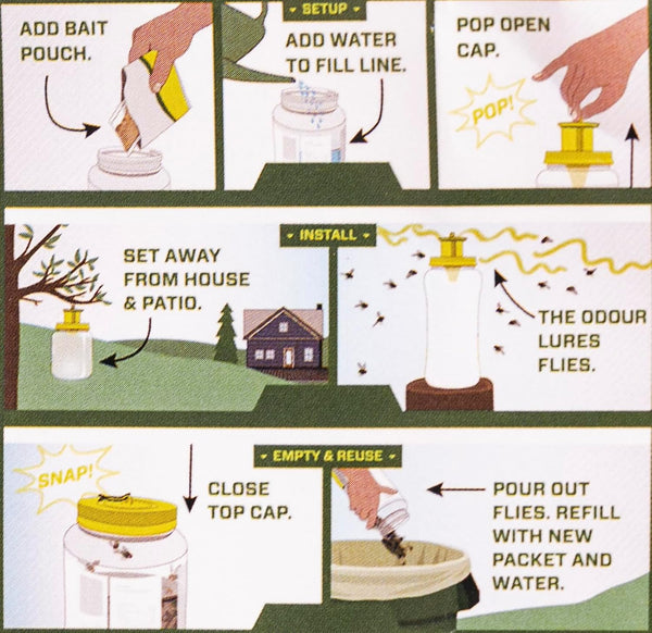 fly attractant trap