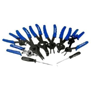 Internal and external circlip pliers set with storage case