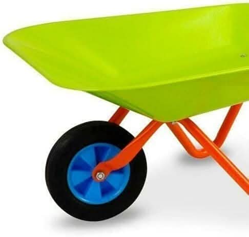 Children's garden wheelbarrow with metal frame