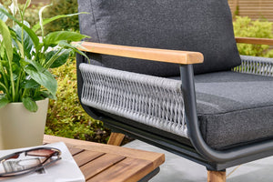 Modern patio bistro seating