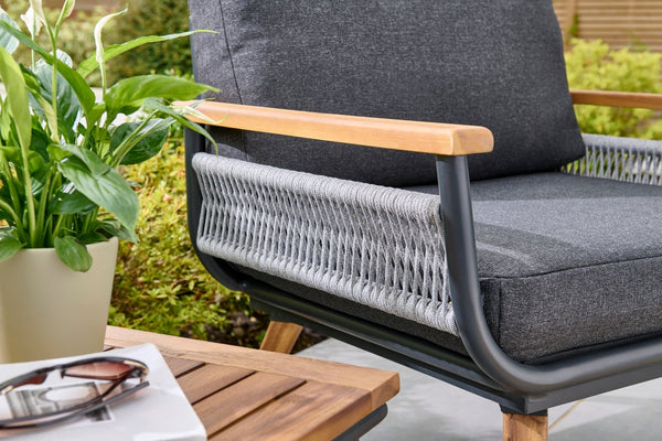 Modern patio bistro seating