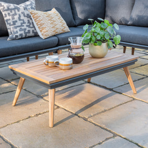 Modern patio corner seating