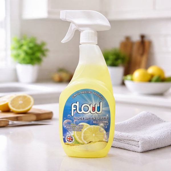 Multi surface kitchen cleaner and degreaser spray