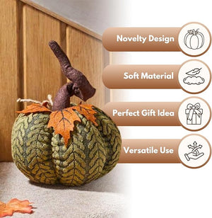 Soft autumn plush pumpkin