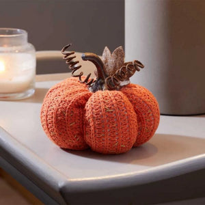 Soft autumn pumpkin ornament
