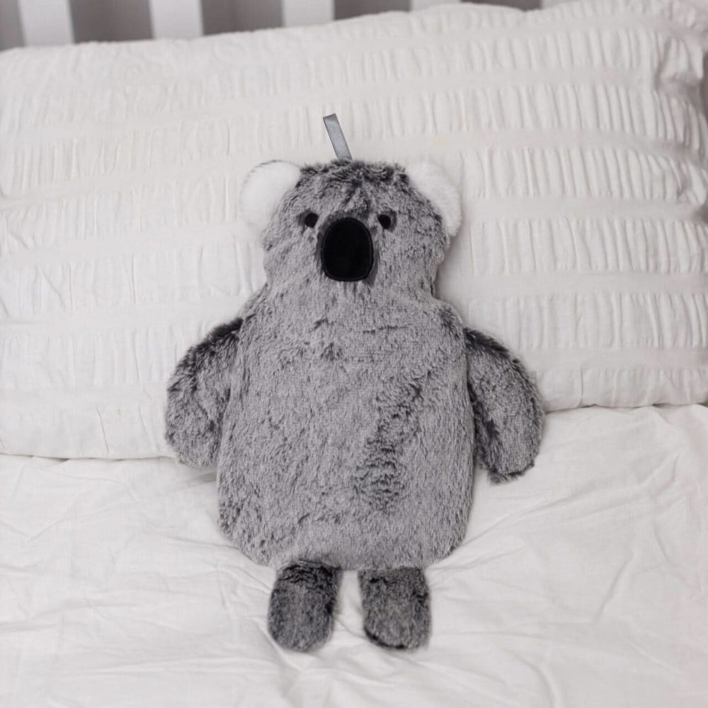 Koala plush hot water bottle with soft cover