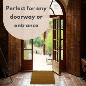 Large coir mat for porch and patio