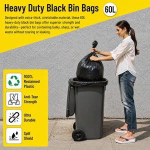 Large dustbin bags for garden rubbish