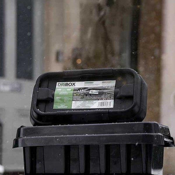 Large weatherproof electrical connection box.