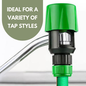 Garden hose attachment for indoor tap