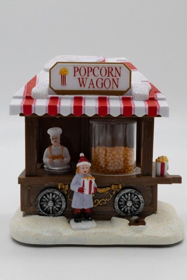 light-up-christmas-village-scene-popcorn-wagon