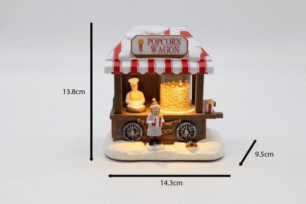 light-up-christmas-village-scene-popcorn-wagon