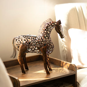 light up horse statue