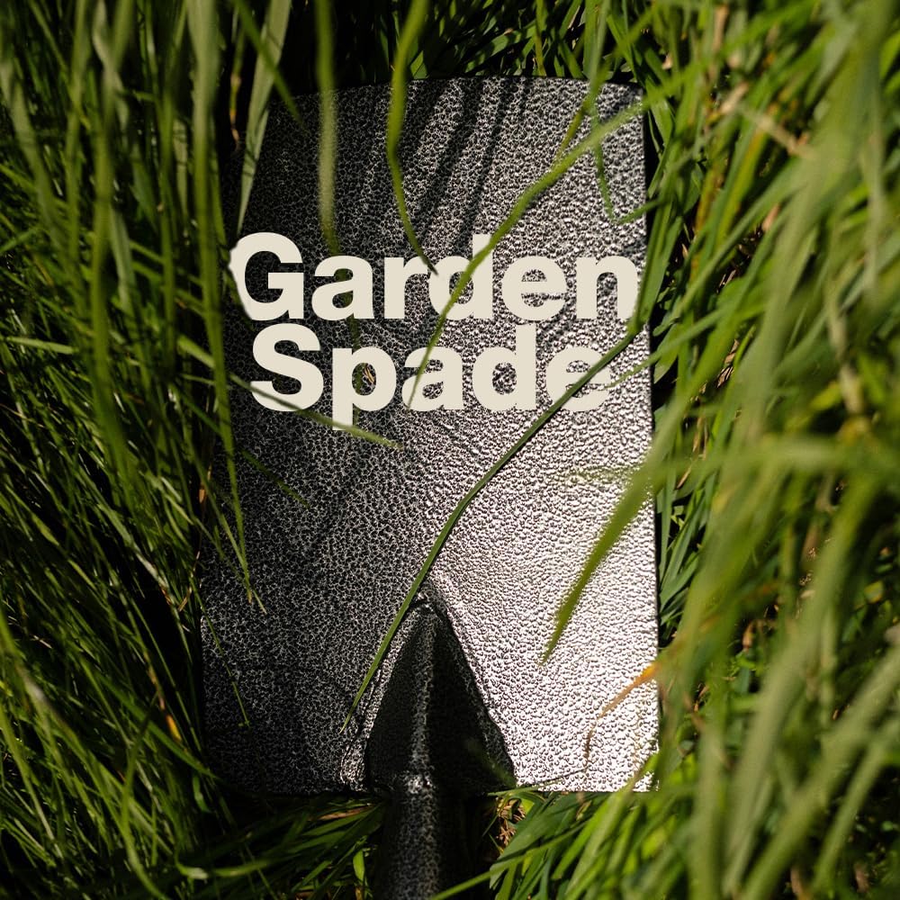 Carbon steel border spade for garden digging