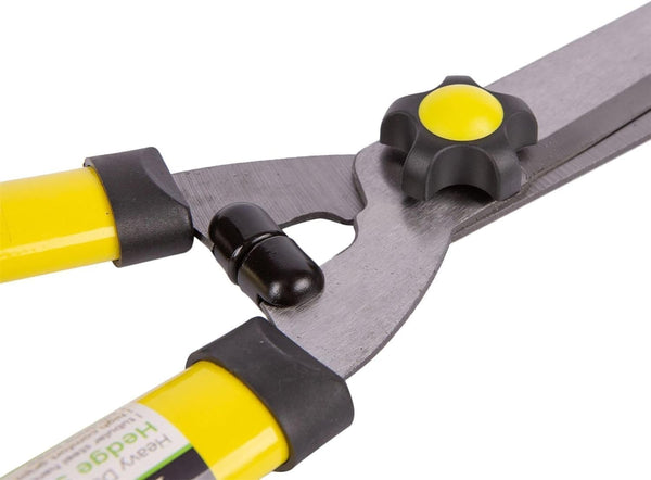 Carbon steel hedge shears for garden maintenance