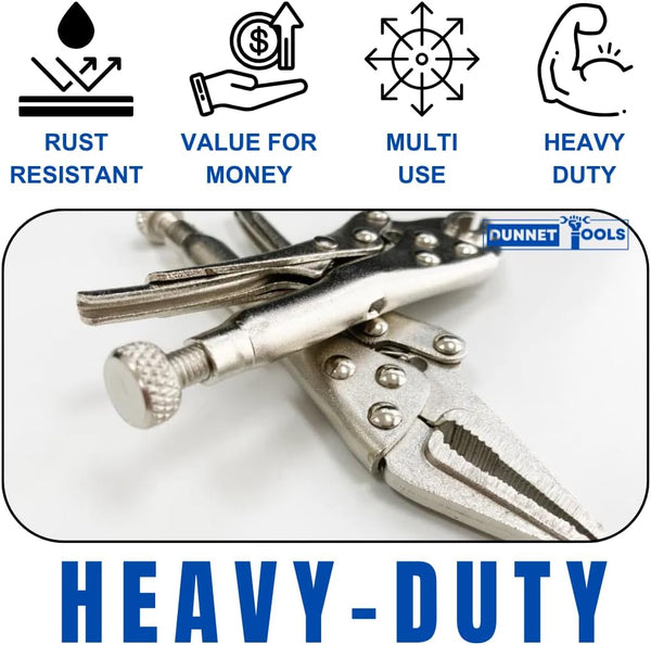 Adjustable locking pliers with ergonomic handles