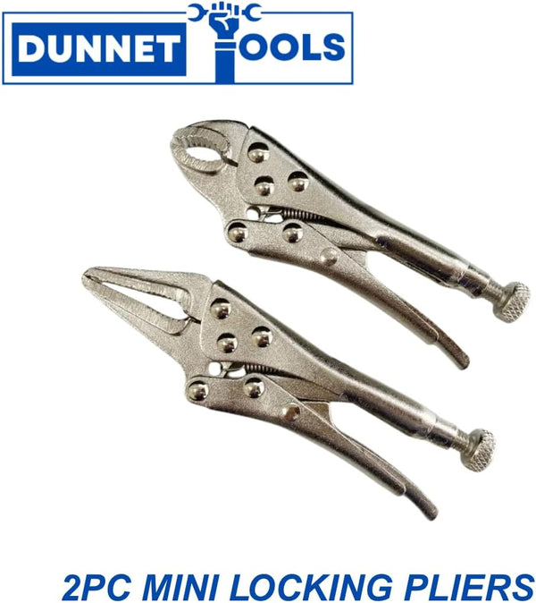 Long nose and round nose mole grips
