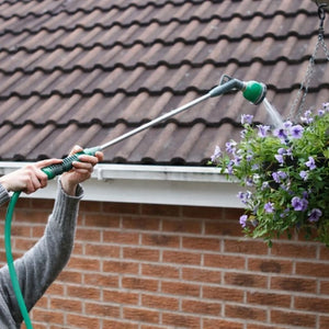 Extendable garden hose attachment