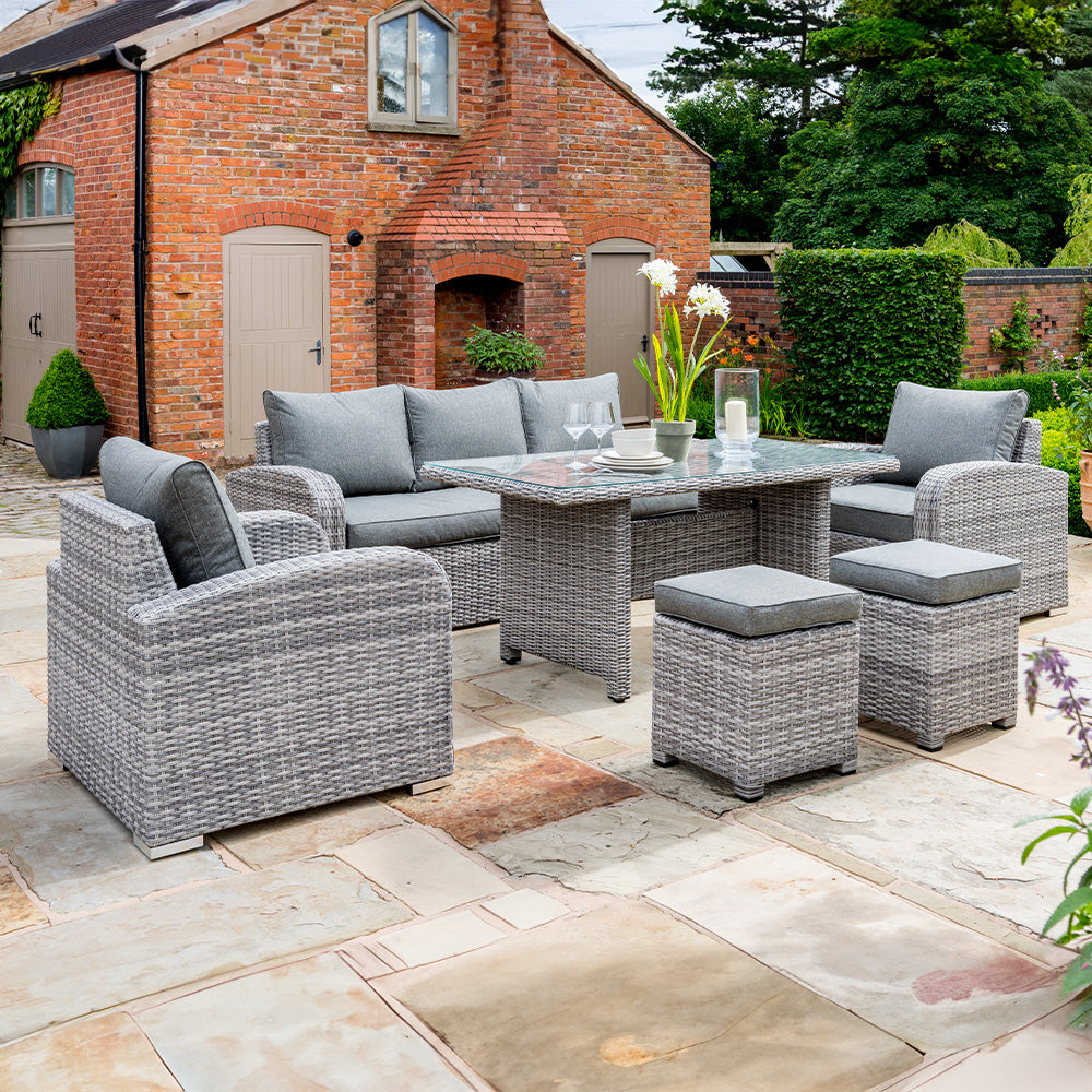 Longbeach 5 seat lounge set