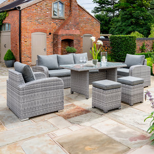 Longbeach 5 seat lounge set