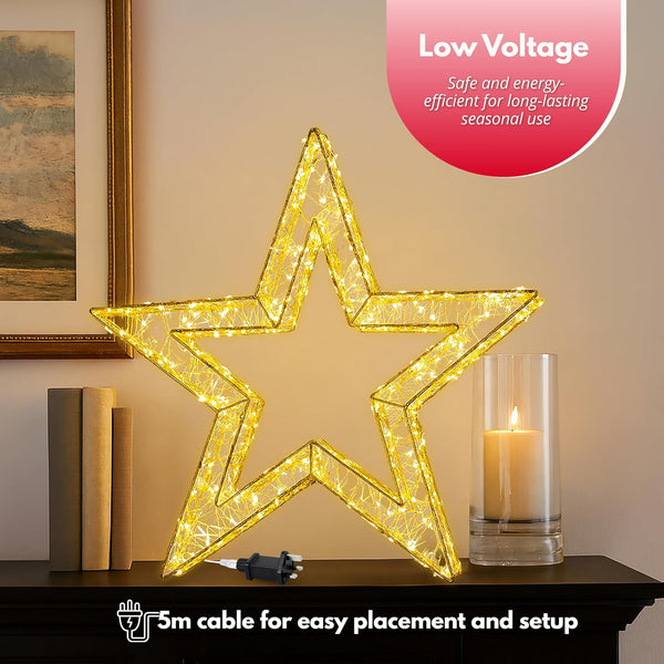 Weather resistant Christmas star ornament