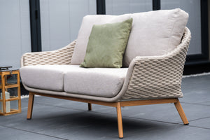 Outdoor sofa with coffee table