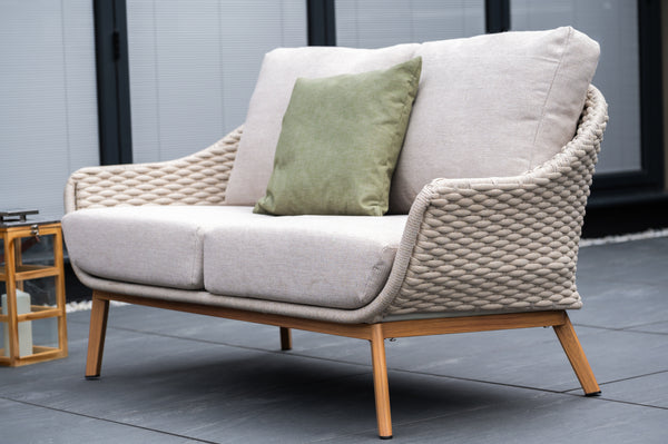 Outdoor sofa with coffee table