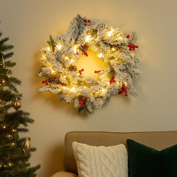 Luxury Christmas wreath for front door.