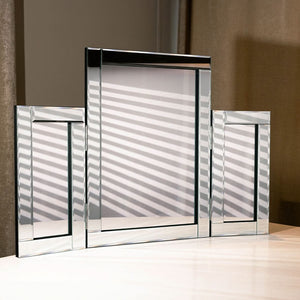 Luxury tri fold dressing table mirror
