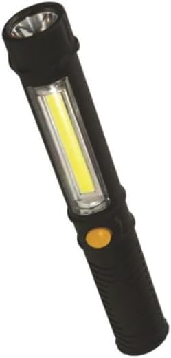 Black LED pen torch with magnetic base