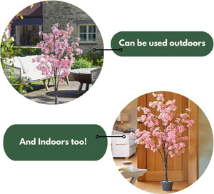 UV resistant artificial cherry blossom plant