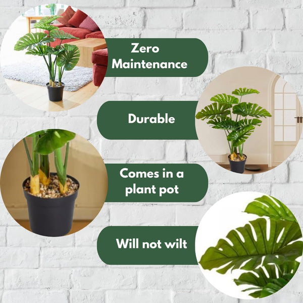 Decorative artificial tropical plant