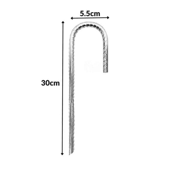 Long anchoring pegs suitable for marquee setups