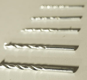 Drill bit set for concrete walls