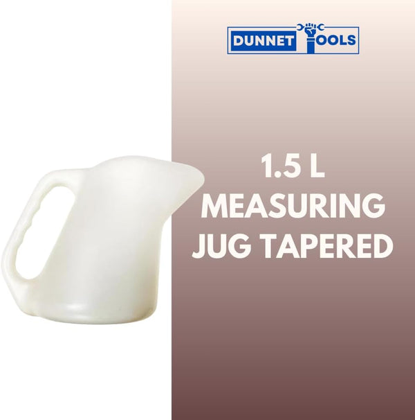 Plastic measuring jug with metric and imperial scales