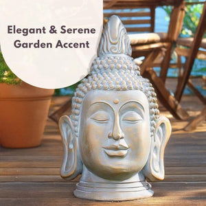 Free standing Buddha sculpture for patio