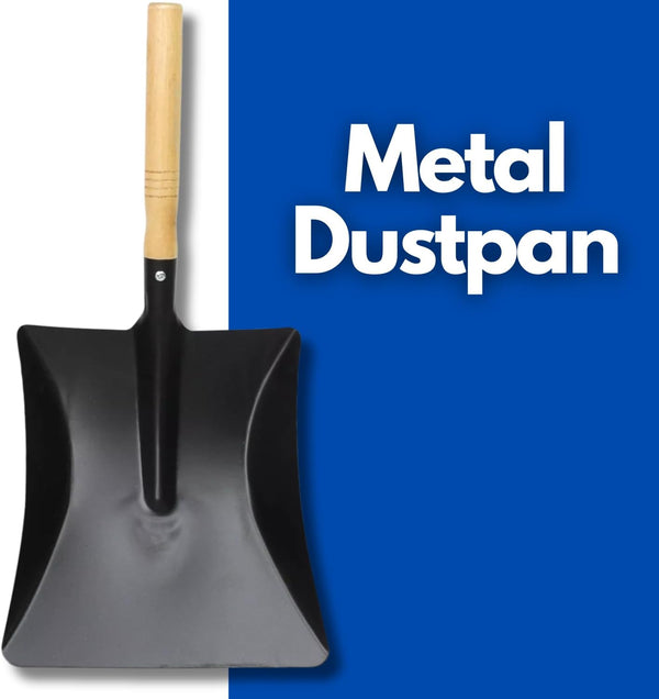 metal ash shovel for wood burners and fireplaces