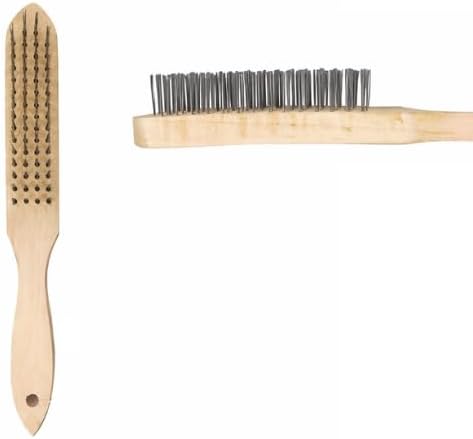 Brass cleaning brush with ergonomic handle