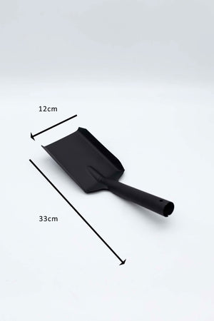 Coal bucket and shovel for indoor fireplace