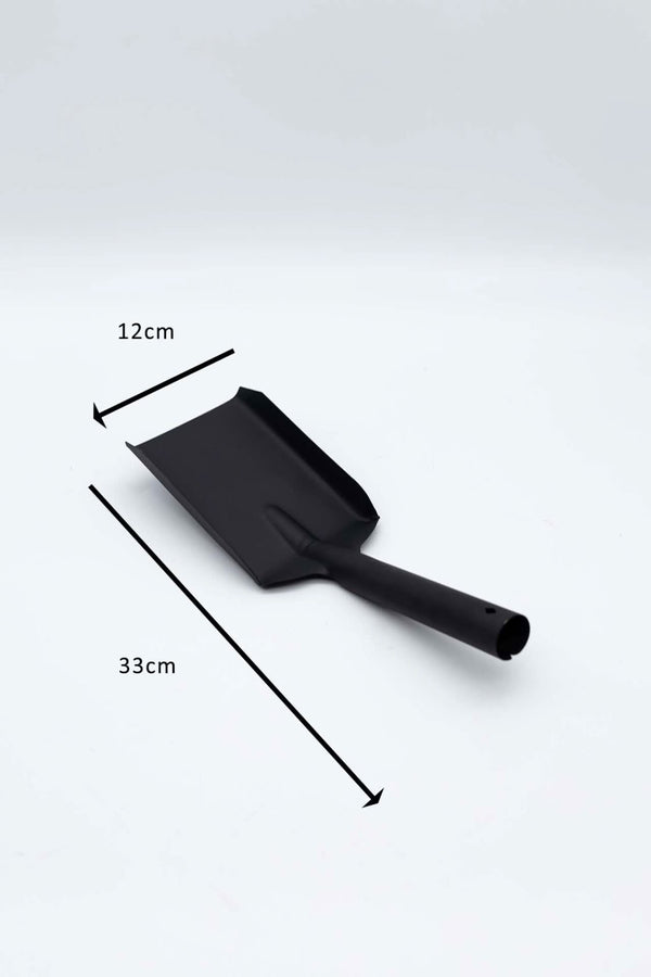 Coal bucket and shovel for indoor fireplace