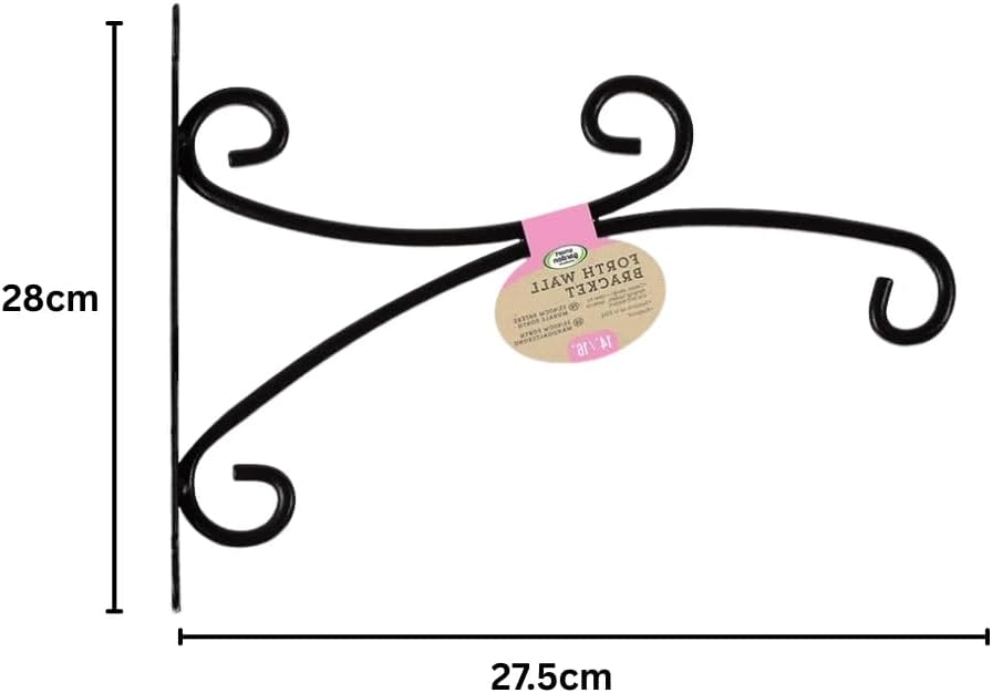 Heavy duty metal hanging basket bracket