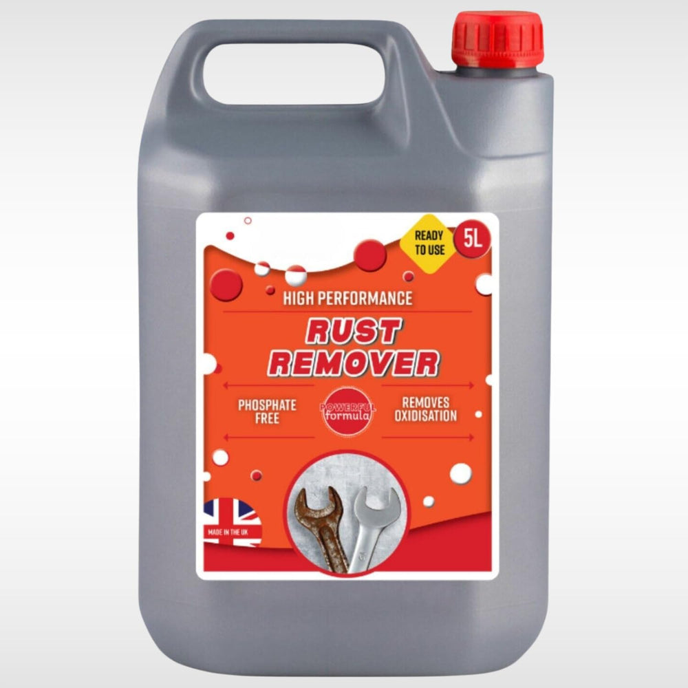Metal rust remover for car parts
