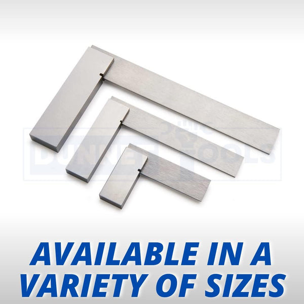 Steel try square for accurate marking